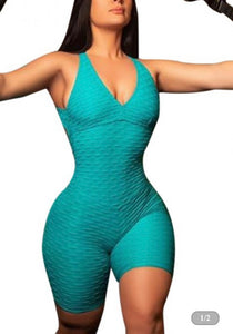 Booty Lift Jumpsuit (Also available in full leg length style)